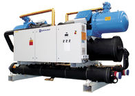 Refrigeratore raffreddato ad acqua 3770x1200x1490 della vite della metropolitana di Shell di controllo di PID di alta efficienza