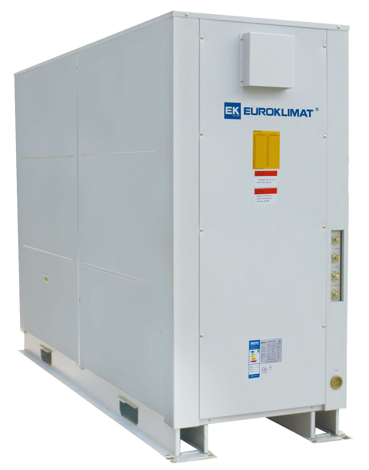 Chilowatt modulare 110KW 150KW della pompa di calore 74 di fonte d'acqua dell'unità di recupero di calore di R410A