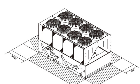 Unità industriali del refrigeratore di acqua di controllo di PID di rendimento elevato con lo scambiatore di calore