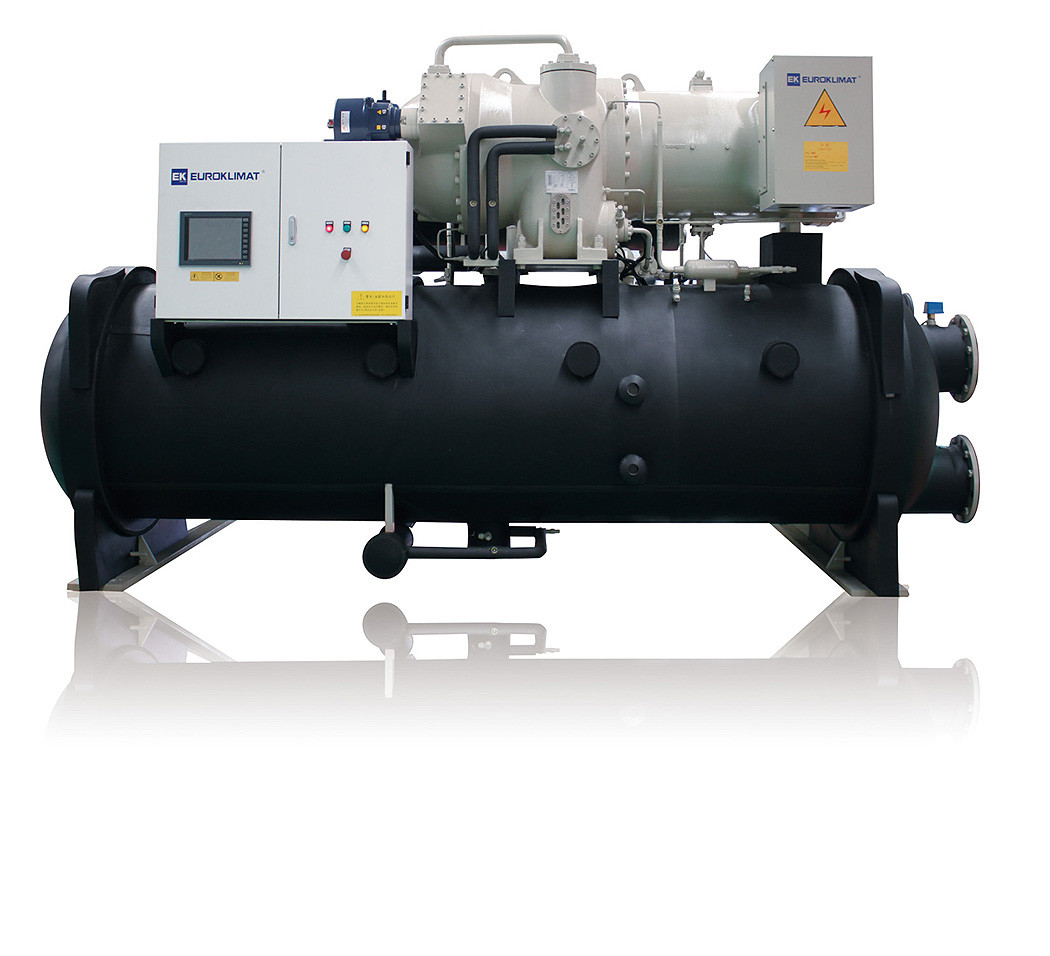 Tipo di spruzzo industriale refrigeratore centrifugo raffreddato ad acqua per il prodotto chimico/tessuto 510-765ton